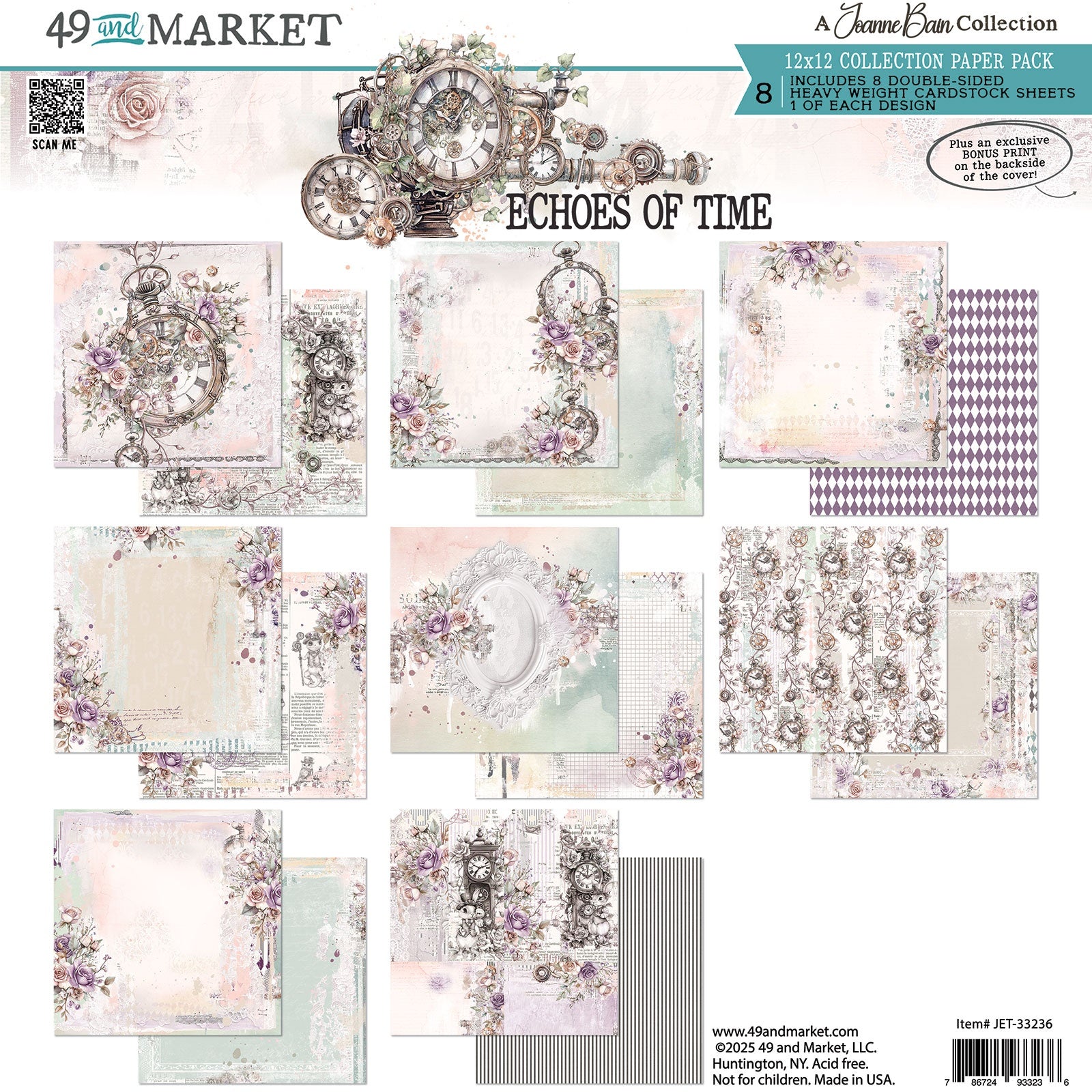 49 and Market - Echoes of Time - Collection Pack   12 x 12"