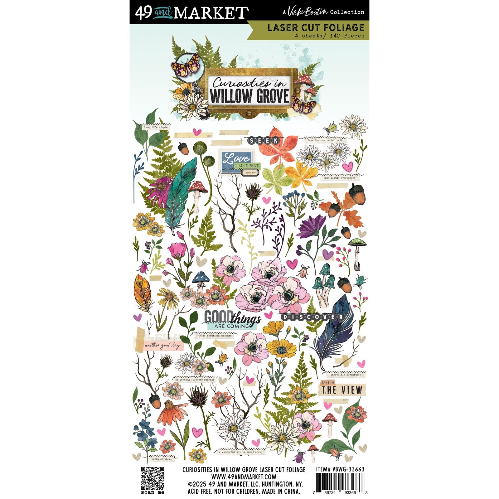 49 and Market - Curiosities in Willow Grove - Laser Cut Foliage