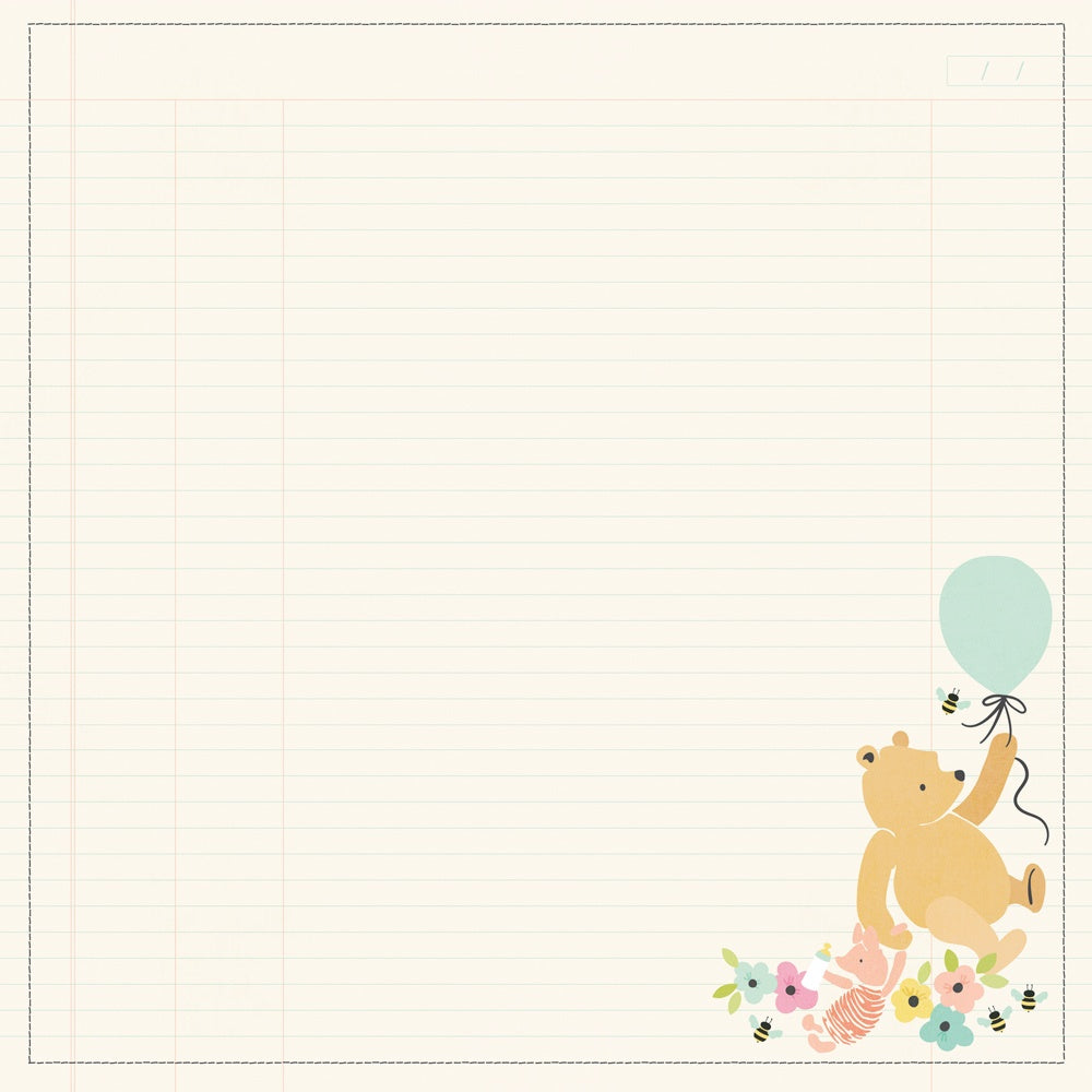 Simple Stories - Classic Pooh Baby - Little One - 12x12