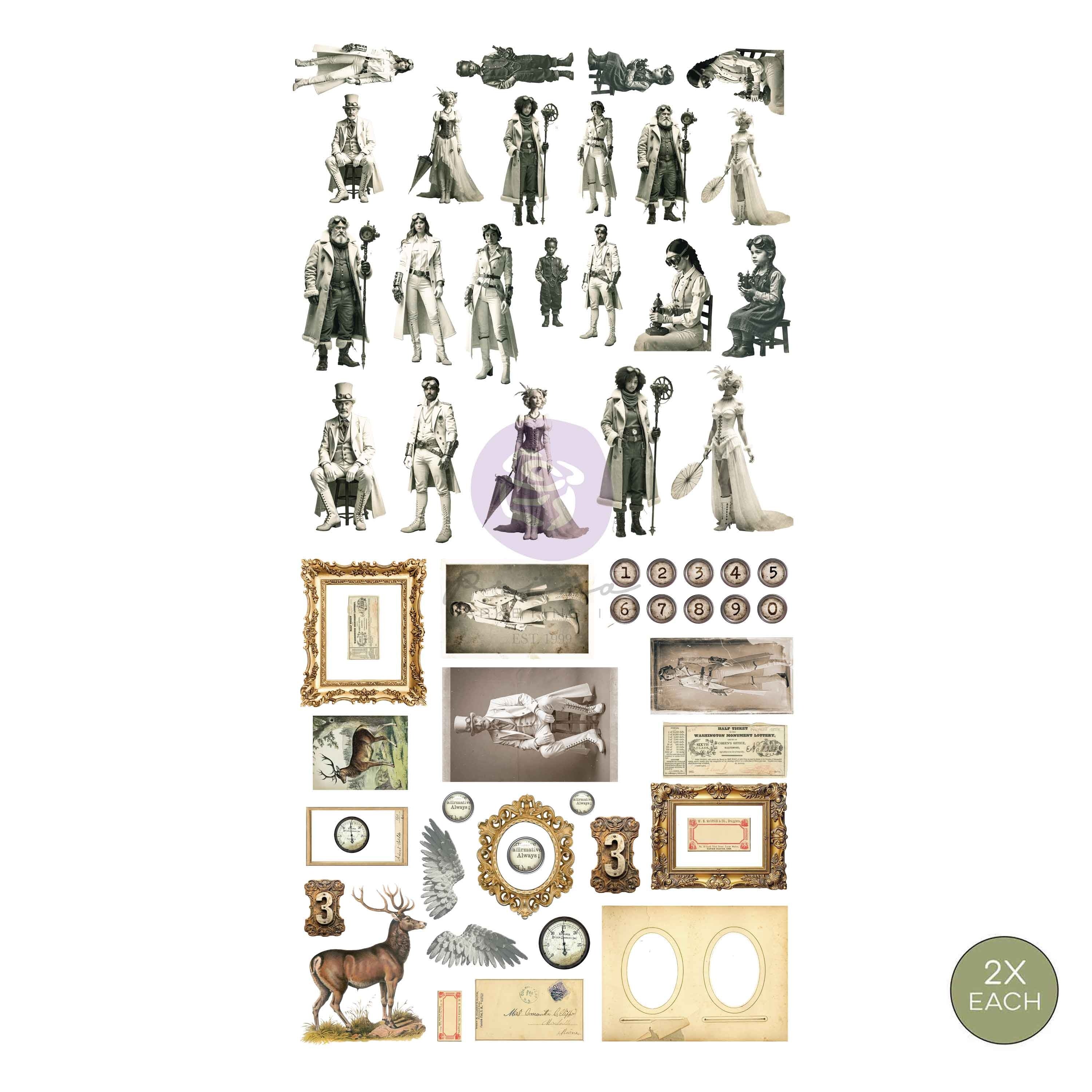 Prima - Finnabair Ephemera - Steam and Frost