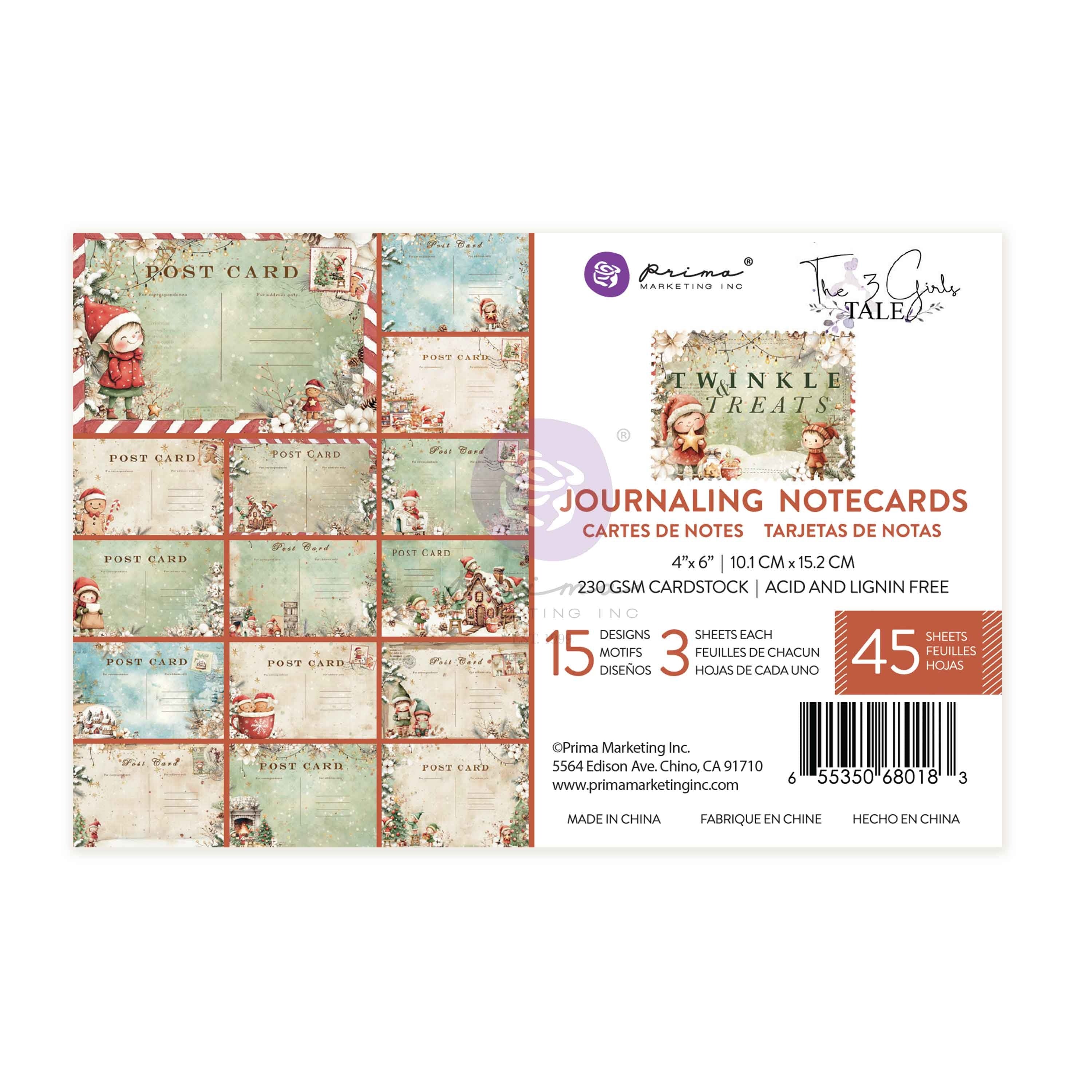Prima - Twinkle & Treats - 4x6" Journaling Pad
