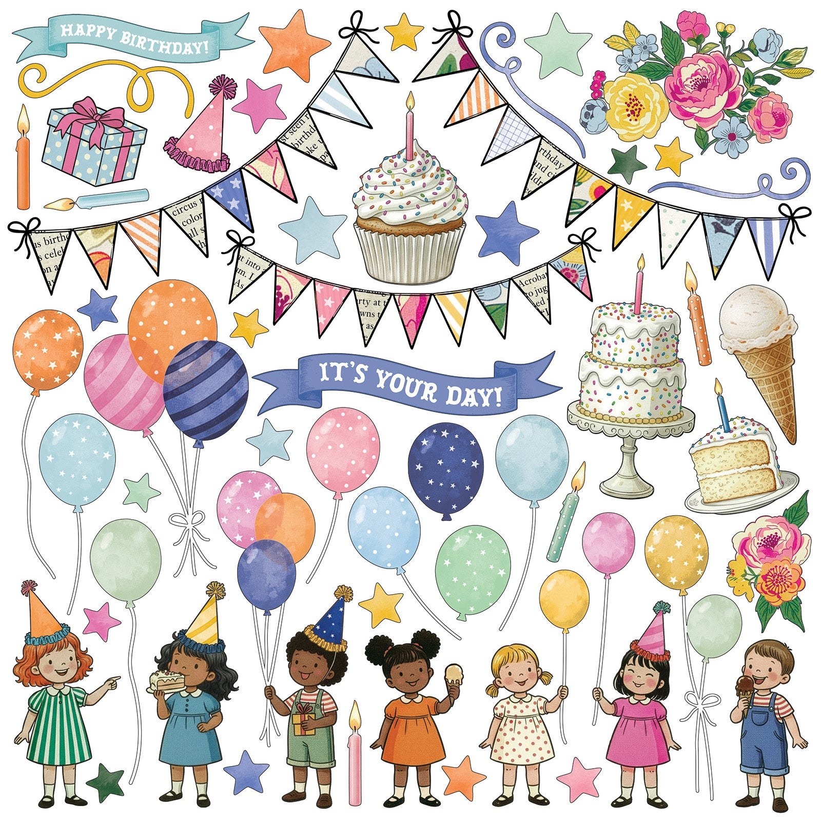 49 and Market - All in one kit - It's your day  - 12 x 12"