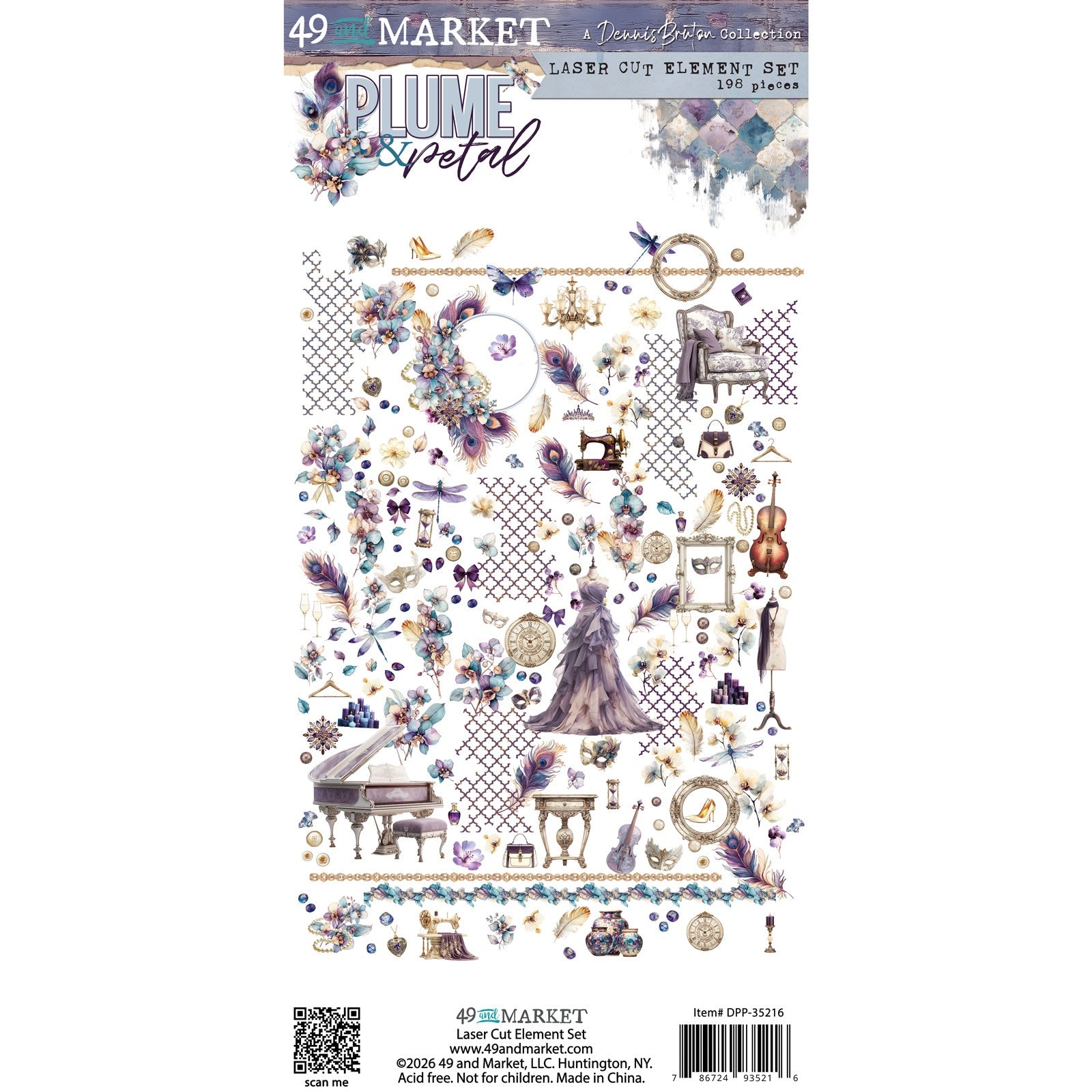 49 and Market - Plume & Petal - Laser Cut - Essential