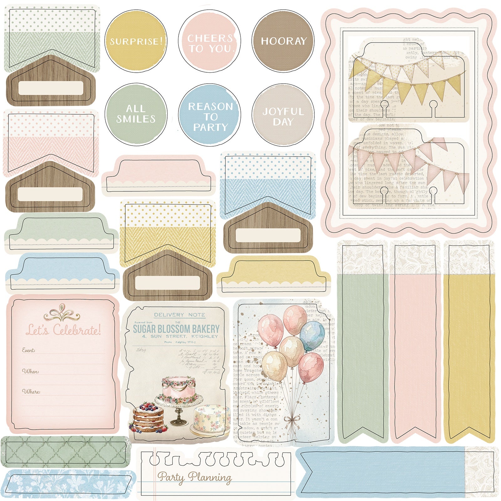 49 and Market - All in one kit - Confetti Moments  - 12 x 12"