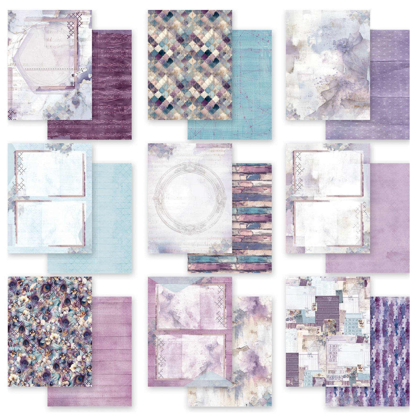 49 and Market - Plume & Petal - Collection pack - 6" x 8"
