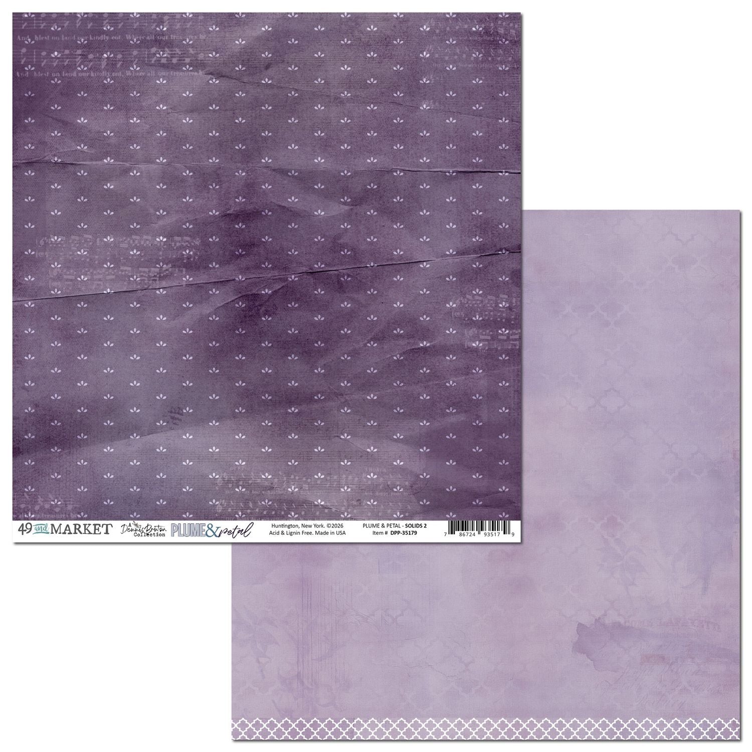 49 and Market - Plume & Petal - Solids Collection Pack - 12 x 12"