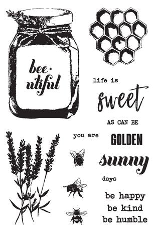 Simple Stories - Lavender Fields - Clear Stamps