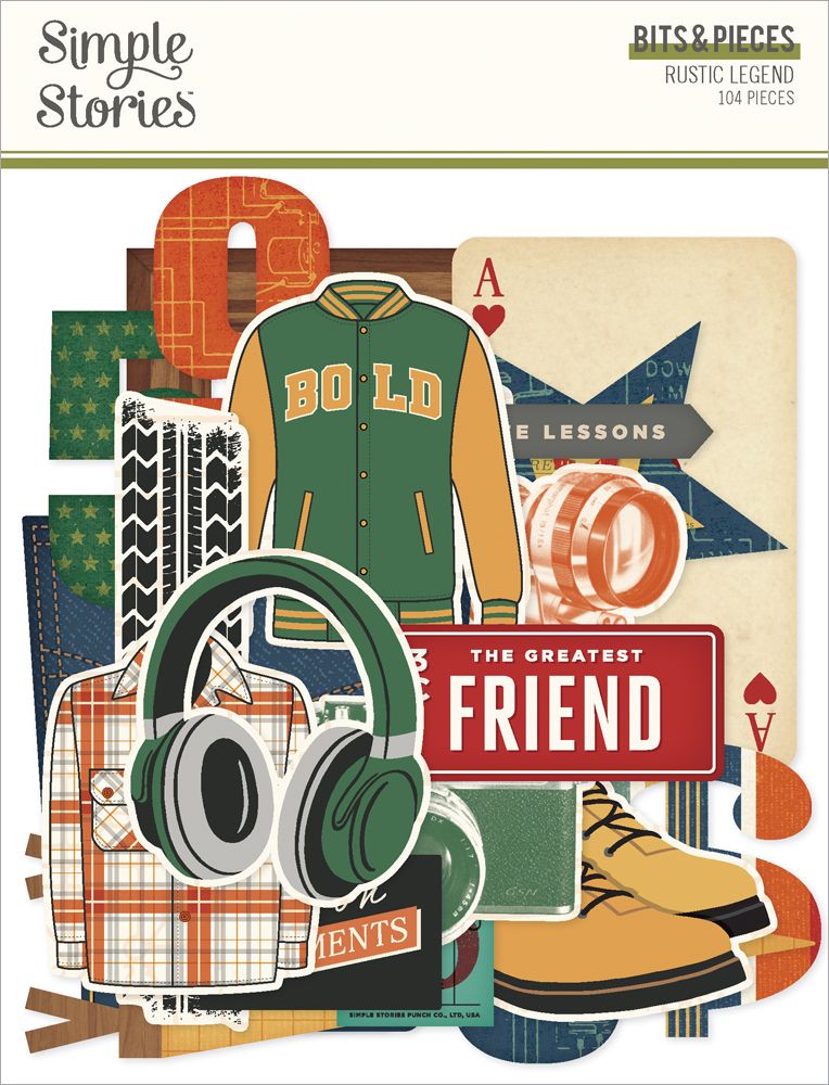 Simple Stories - Rustic Legend - Bits and pieces