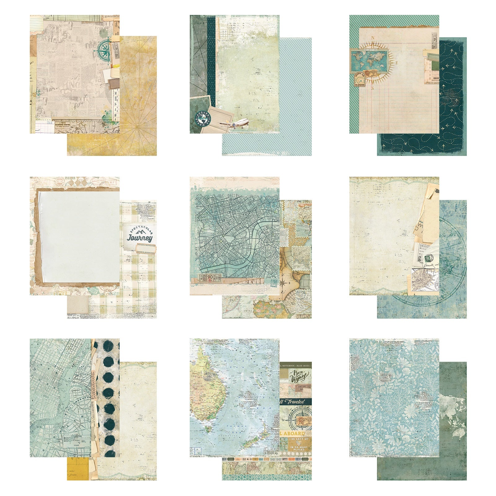 49 and Market - Travel Diaries - Collection pack - 6 x 8"