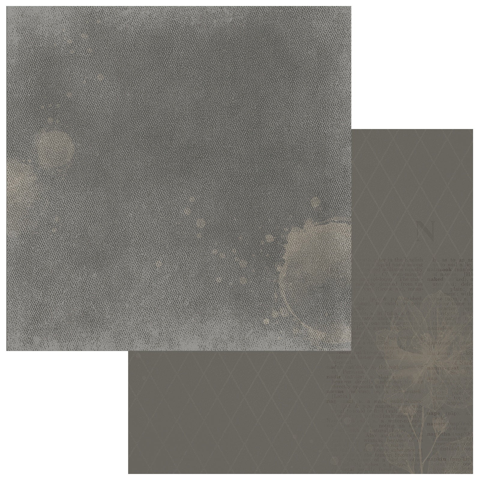 49 and Market - Faded Memory Lane - Solids Collection Pack - 12 x 12"