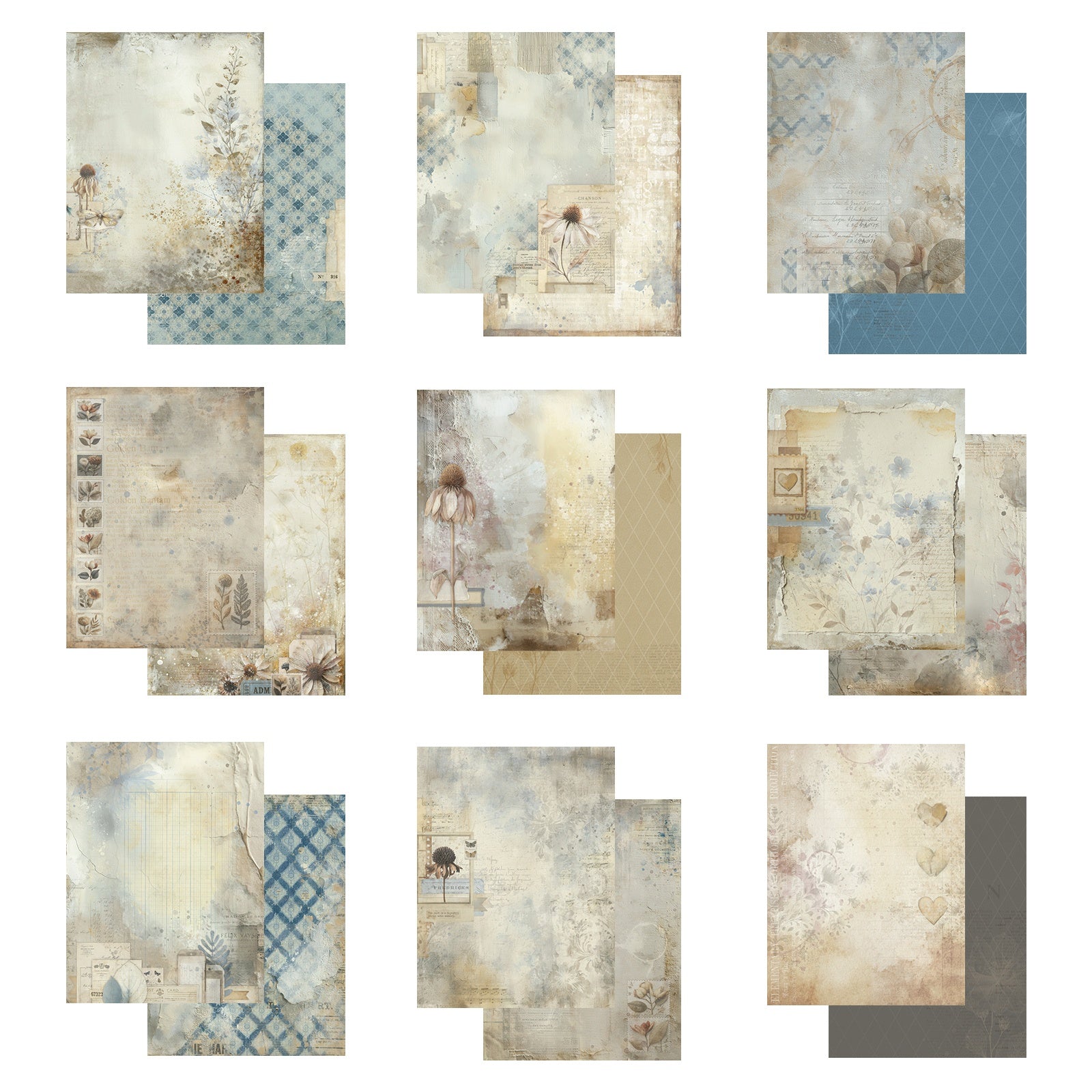 49 and Market - Faded Memory Lane - Collection pack - 6 x 8"