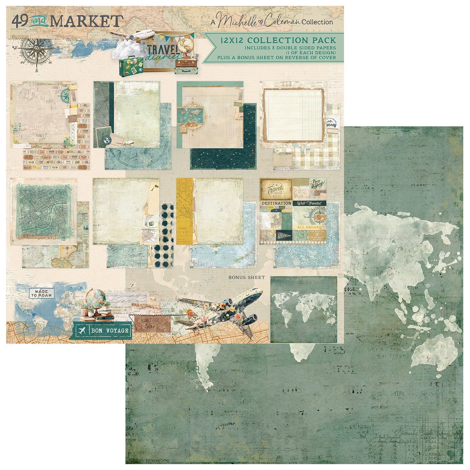49 and Market - Travel Diary - Collection Pack 12 x 12"