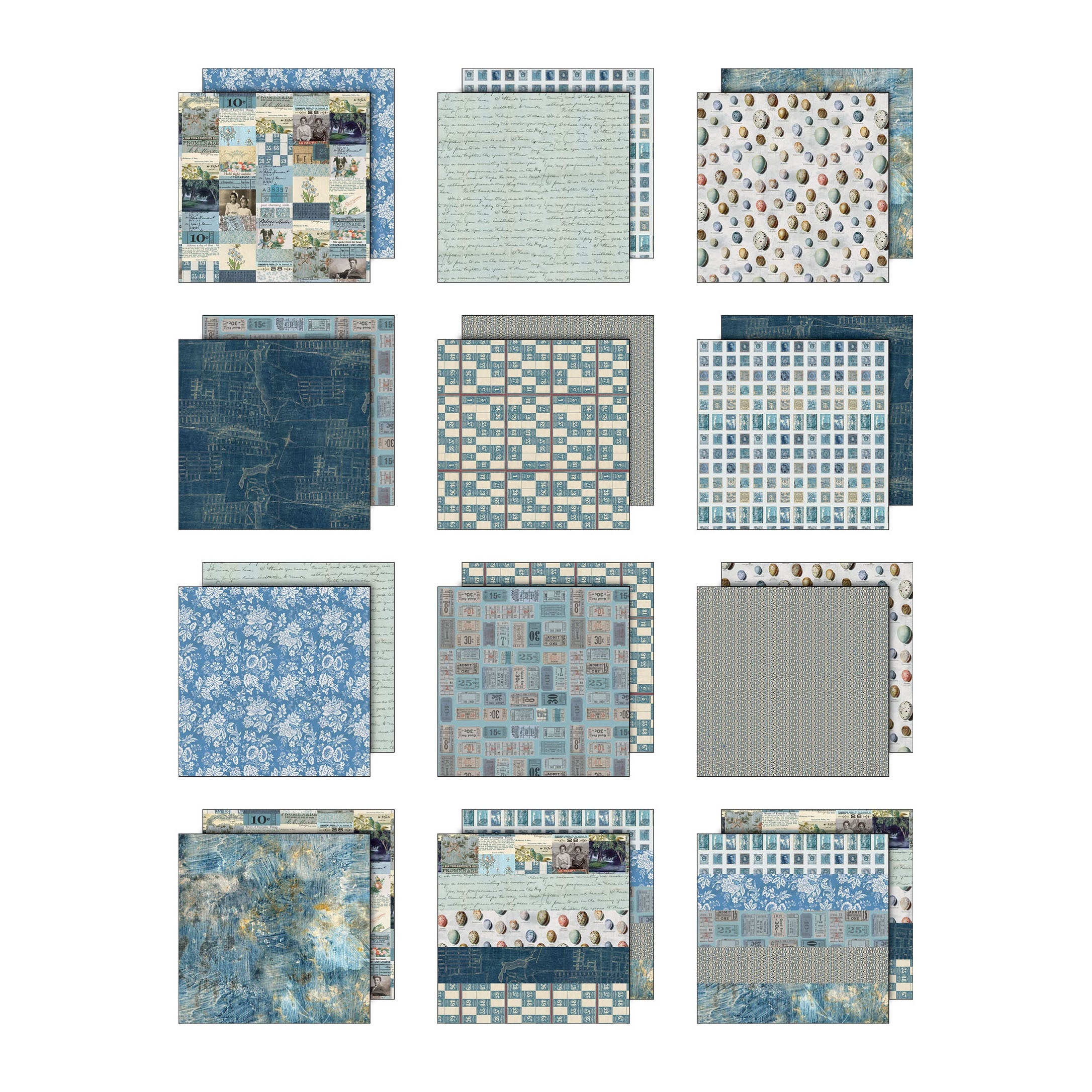 Tim Holtz - Idea-ology - Palette Collection - 8 x 8 " - Blue