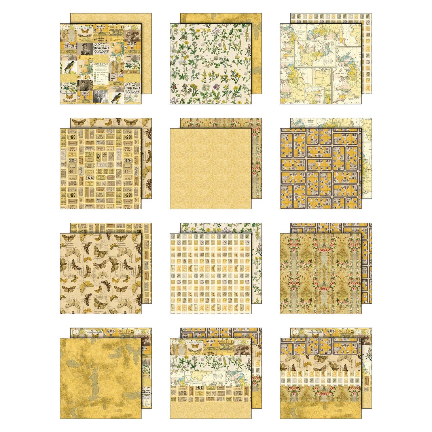 Tim Holtz - Idea-ology - Palette Collection - 8 x 8 " - Yellow