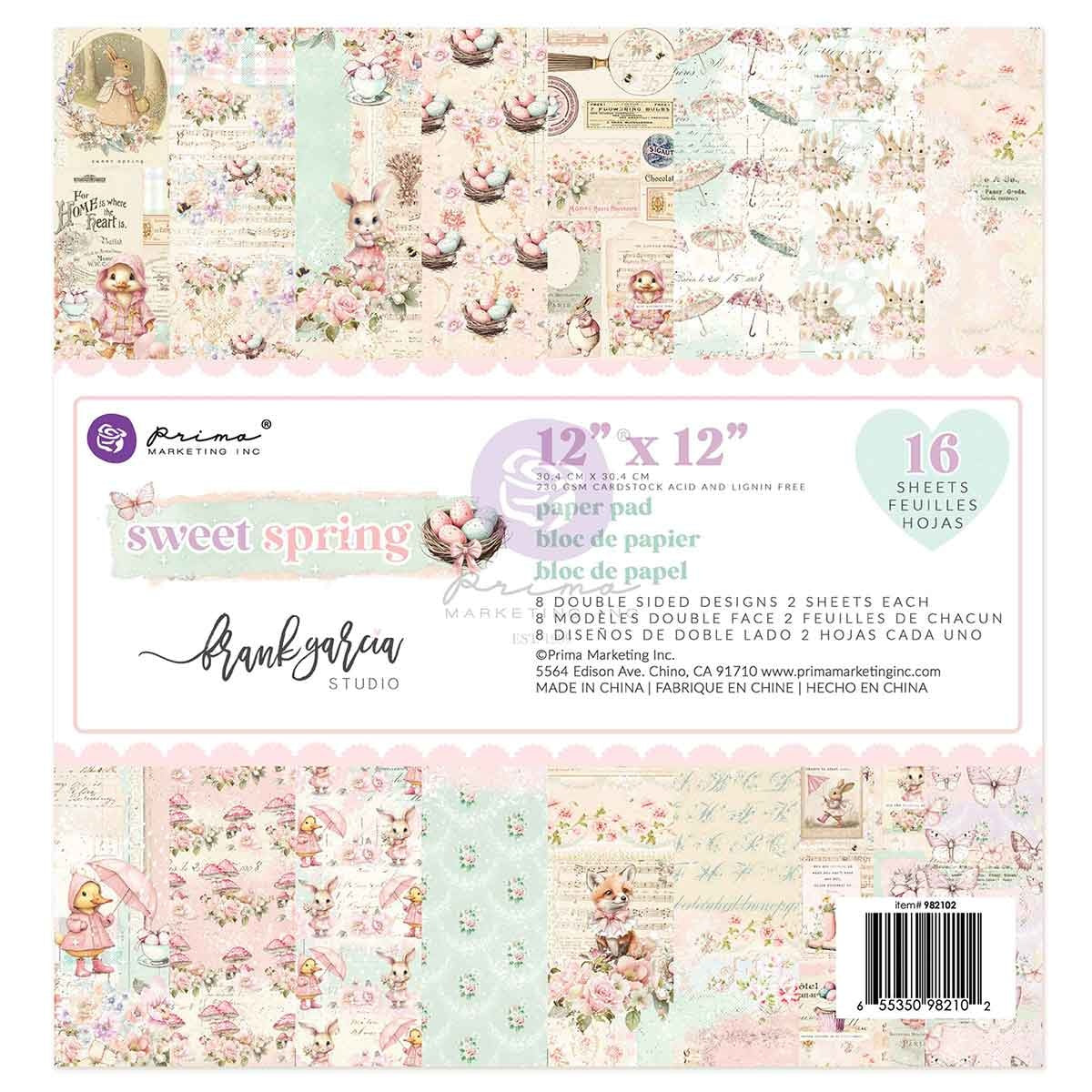 Prima - Sweet Spring - Paper Pad     12 x 12"