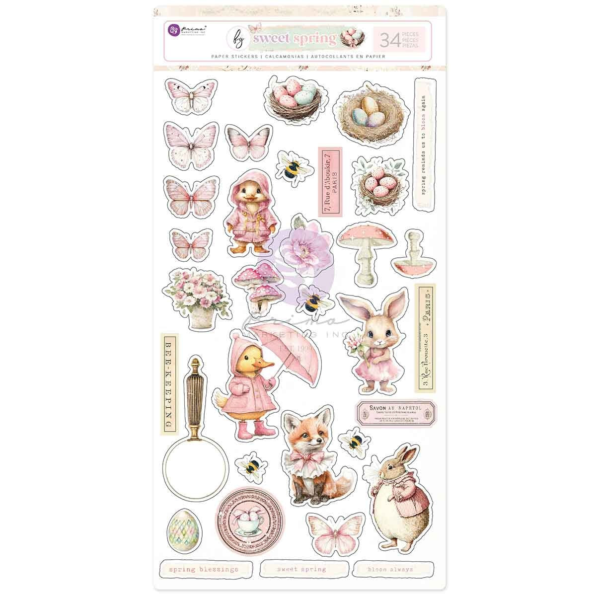 Prima - Sweet Spring - Sticker sheet