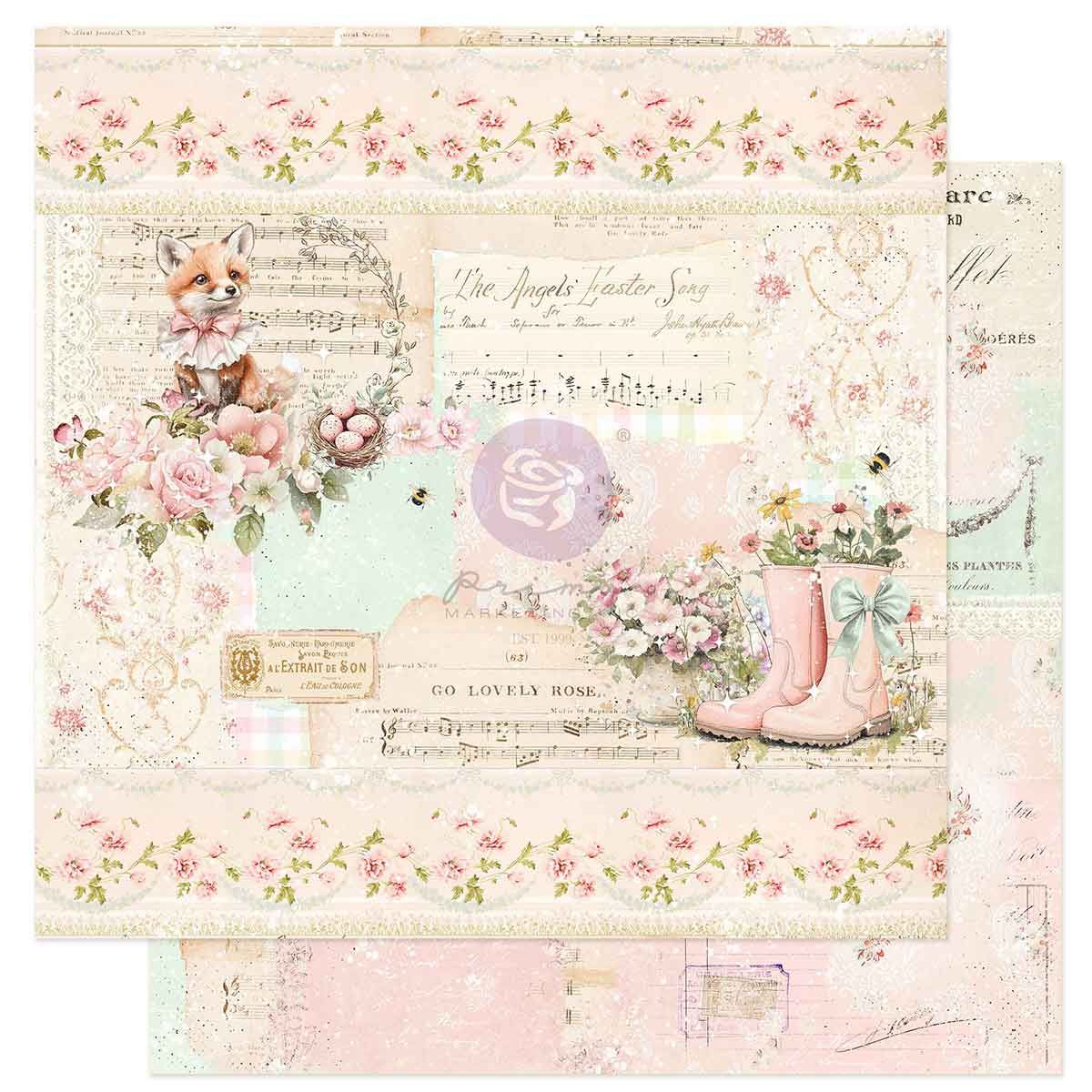 Prima - Sweet Spring - Paper Pad     12 x 12"