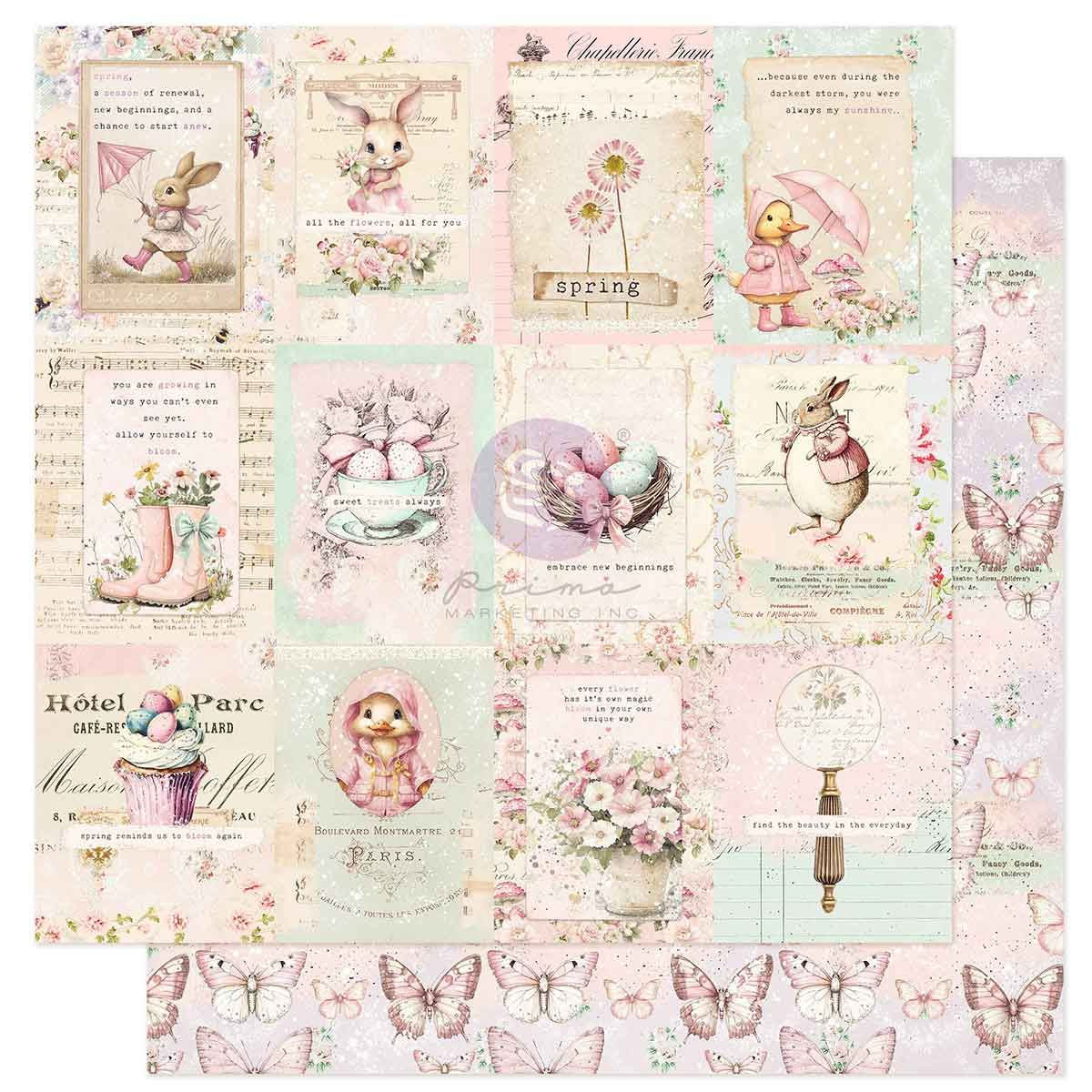 Prima - Sweet Spring - Paper Pad     12 x 12"