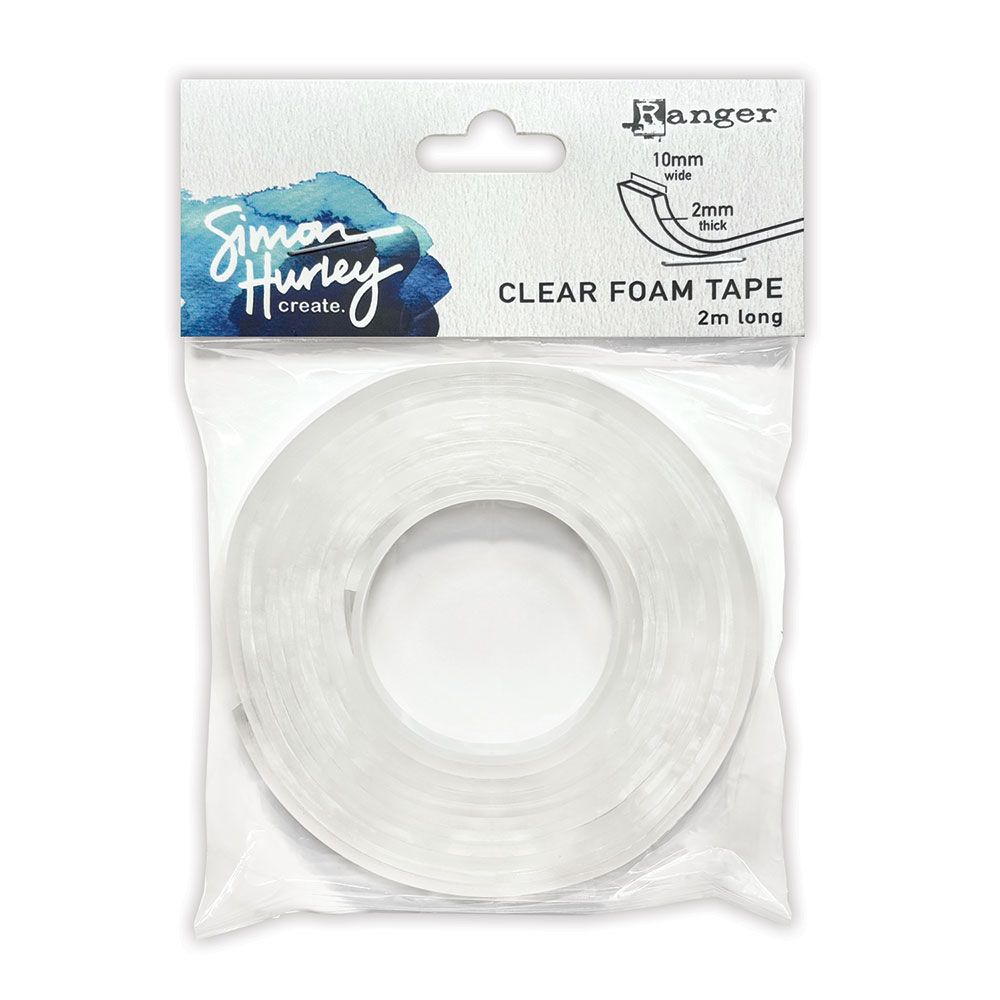 Ranger - Simon Hurley - Double Stick Foam Tape - Clear 10mm
