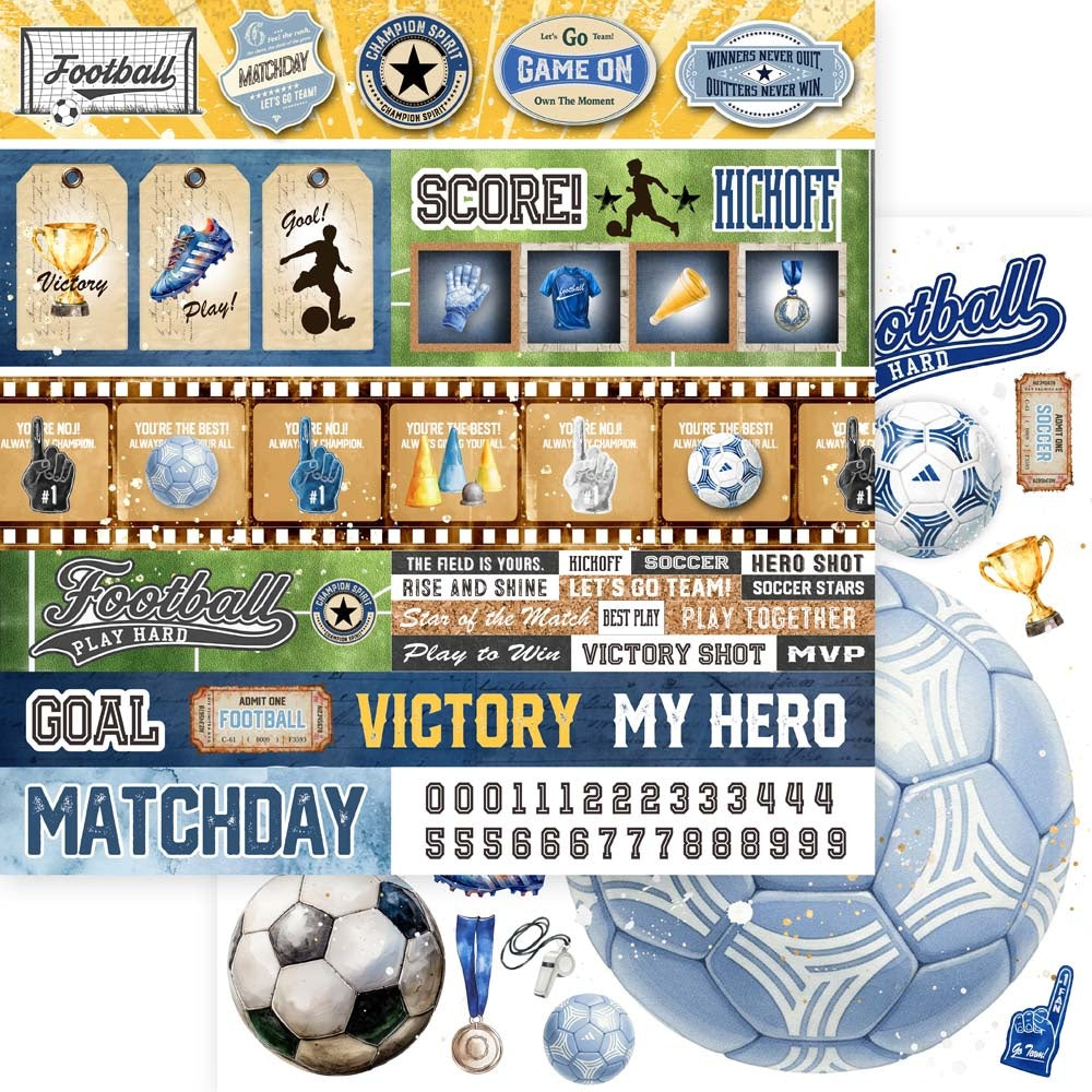 Memory Place - Matchday - Score! - 12 x 12"