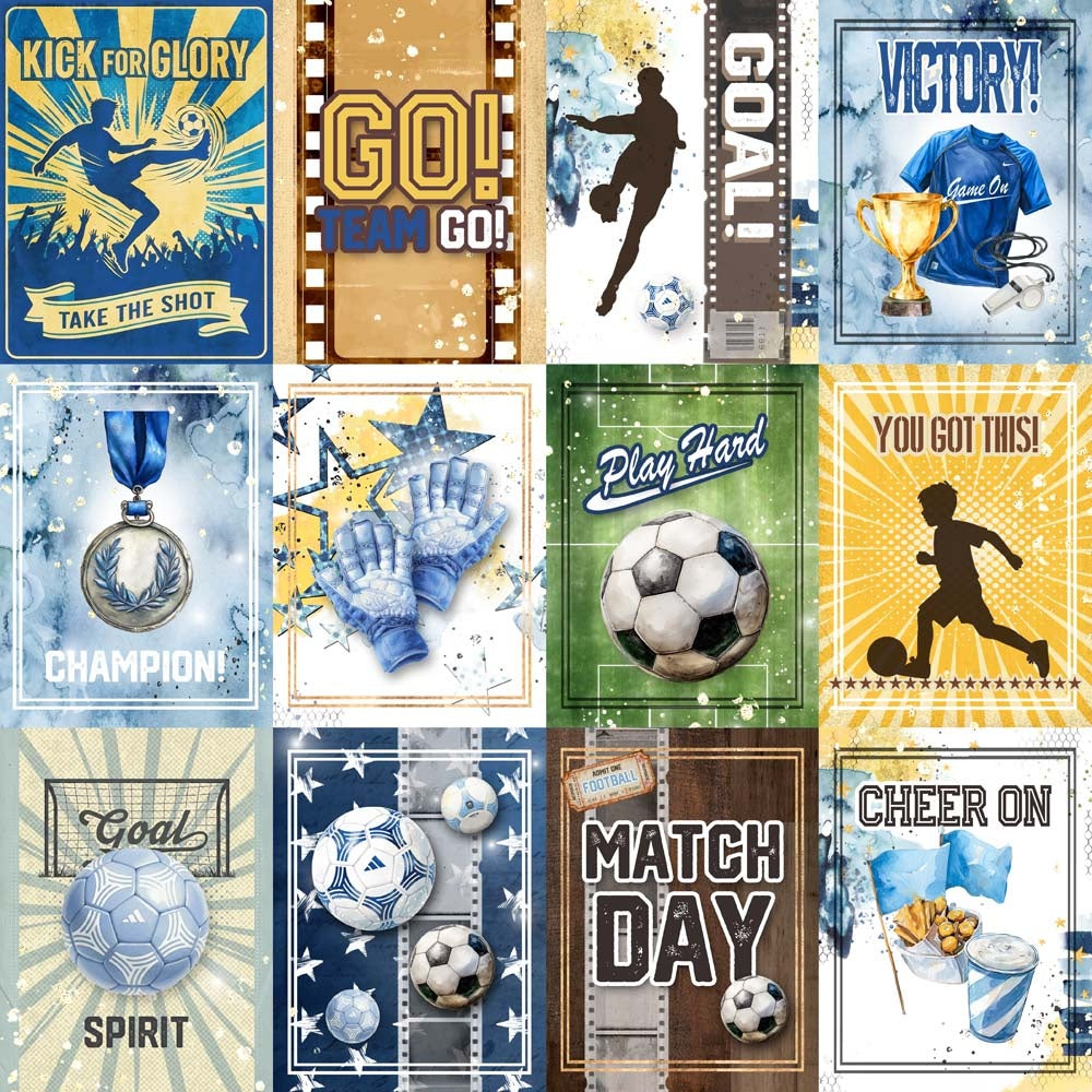 Memory Place - Matchday - Goal! - 12 x 12"