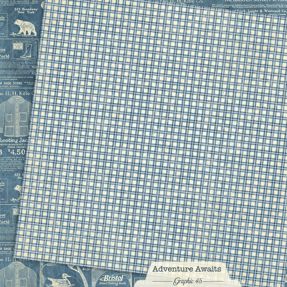 Graphic 45 - Adventure Awaits - Outdoor Catalogue - 12 x 12"