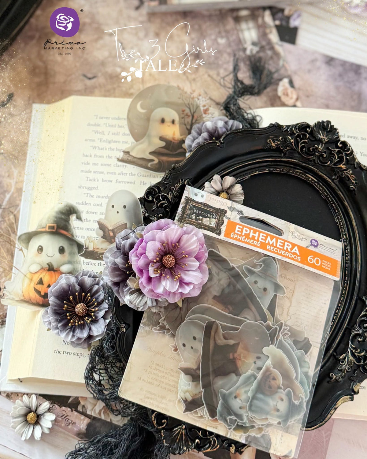 Prima Marketing - Made of Magic - Flowers - Phantom Petals