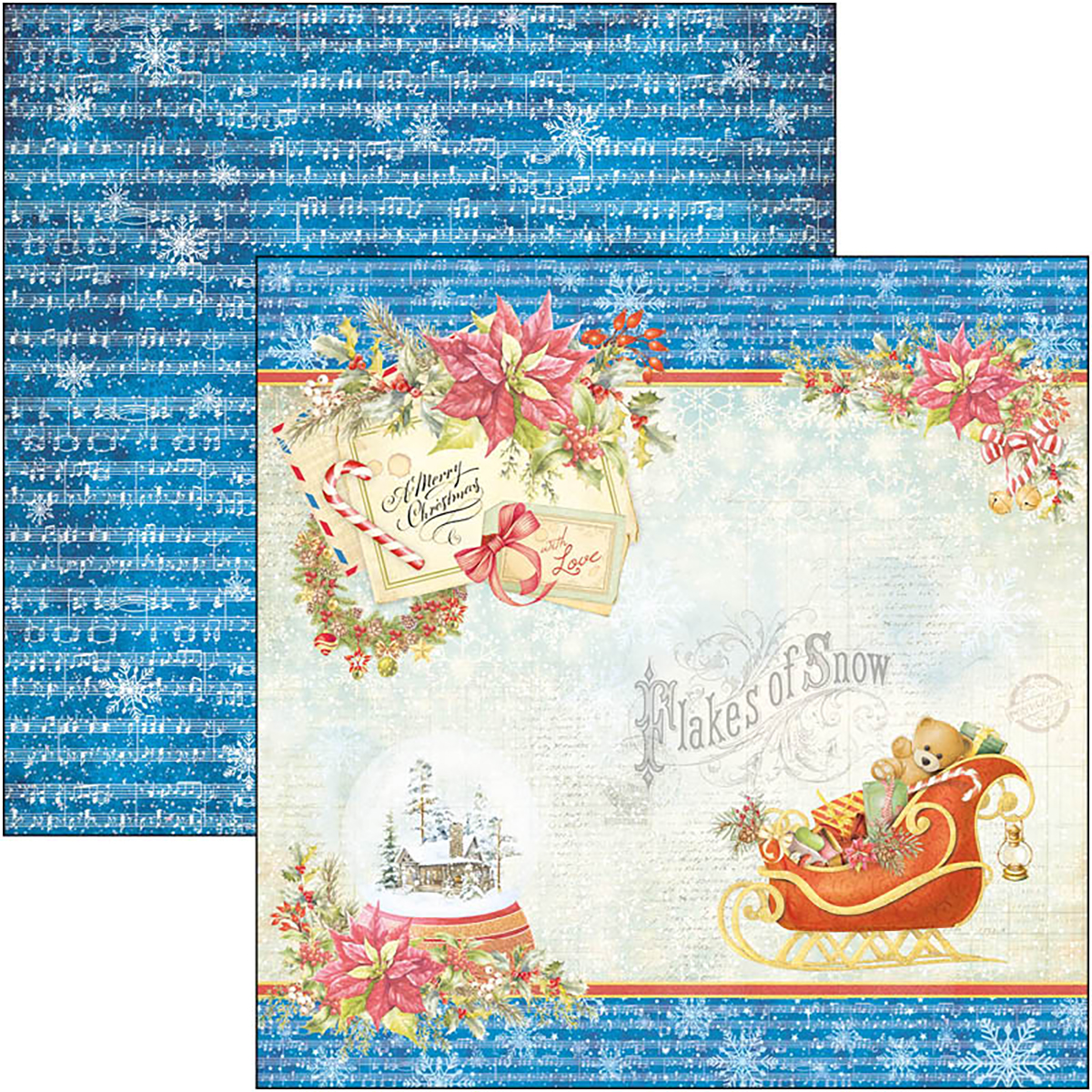 Ciao Bella - Dear Santa - Paper Pad  - 8 x 8"