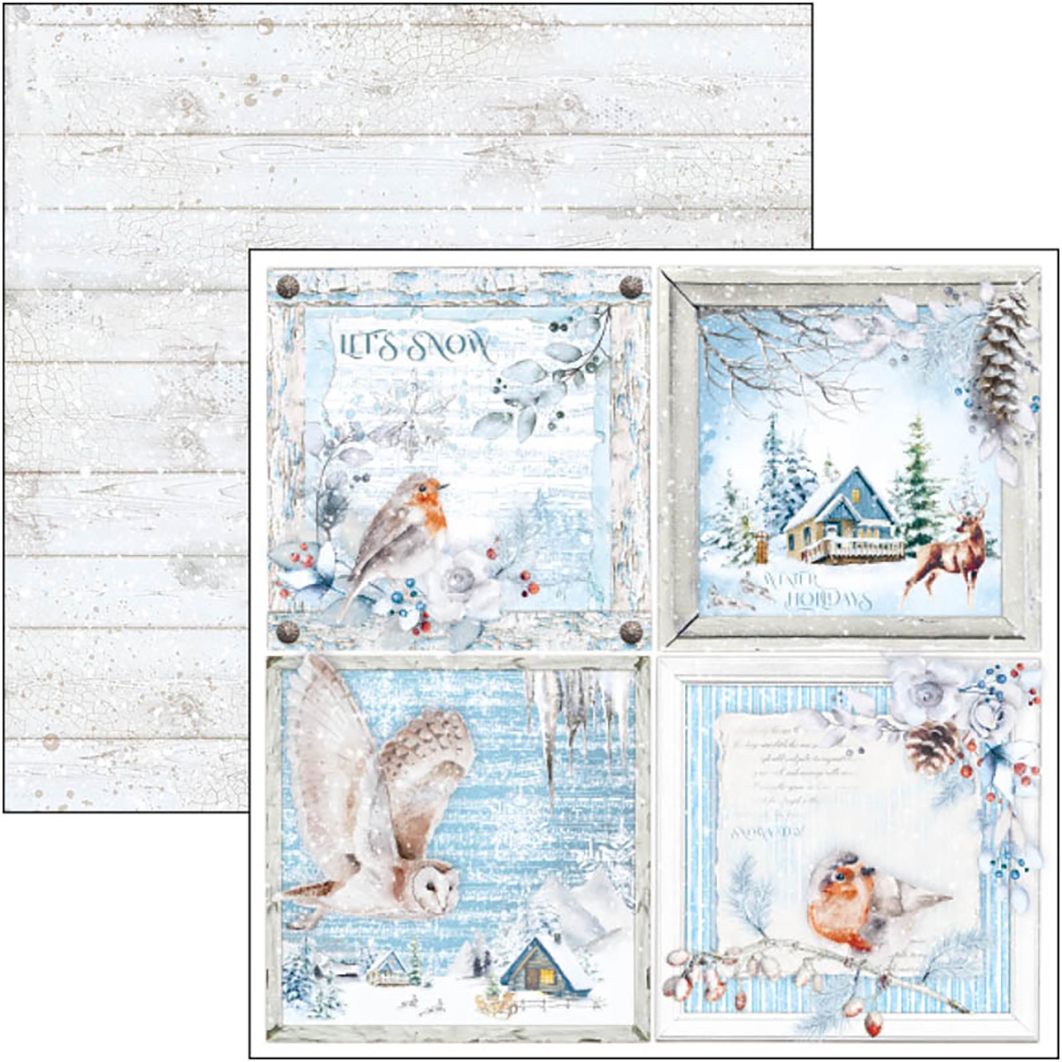 Ciao Bella - Winter Journey - Paper Pad  - 8 x 8"