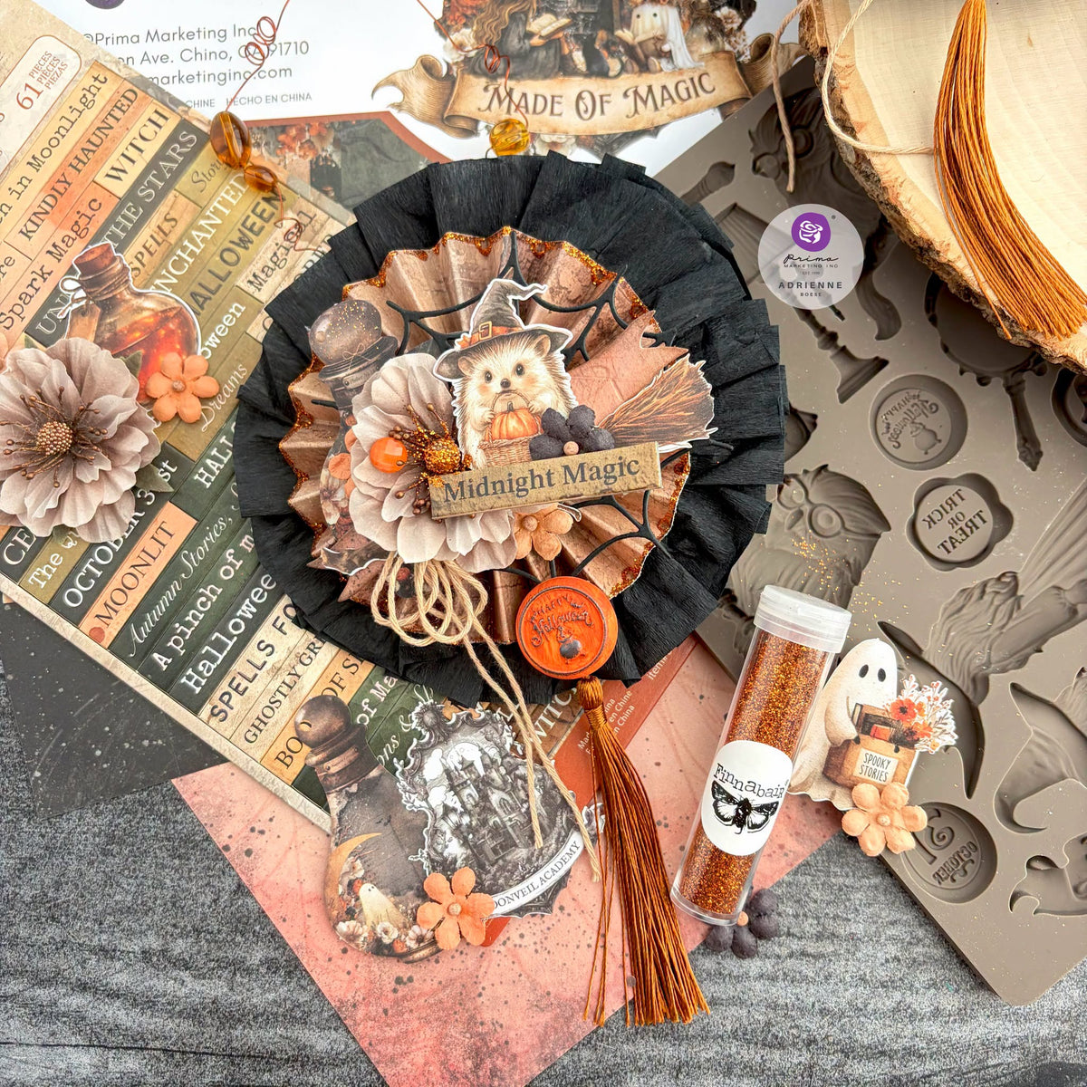 Prima Marketing - Made of Magic - Flowers - Phantom Petals