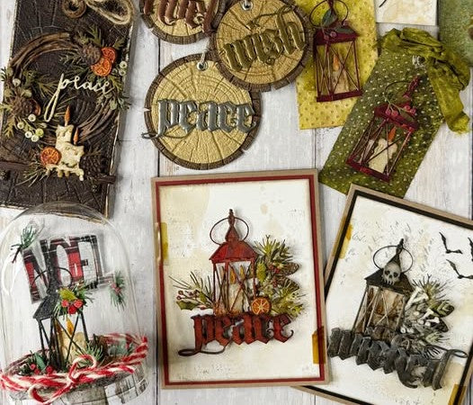 Sizzix - Tim Holtz  - Thinlits - Vault Winter Candlelight
