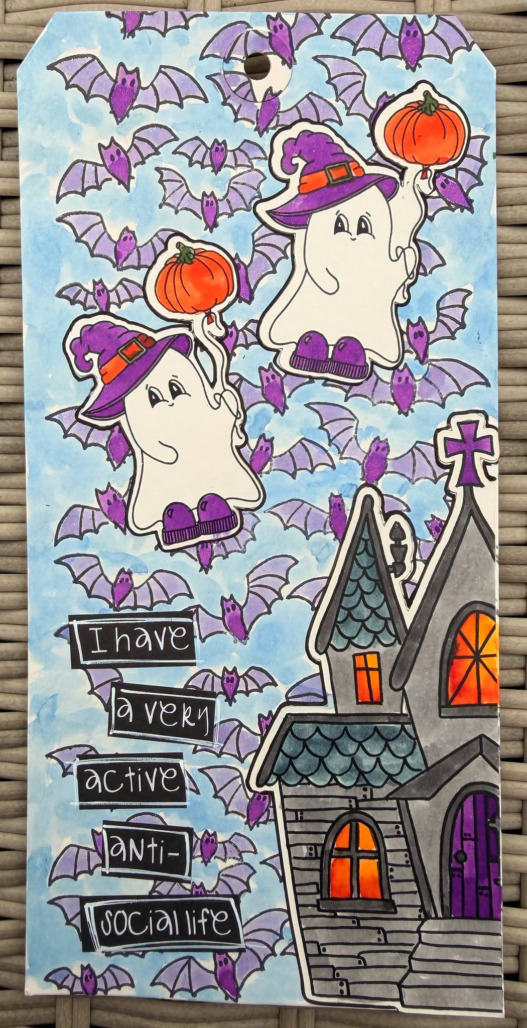 Dylusions - Cling Stamps - Too Cute to Spook
