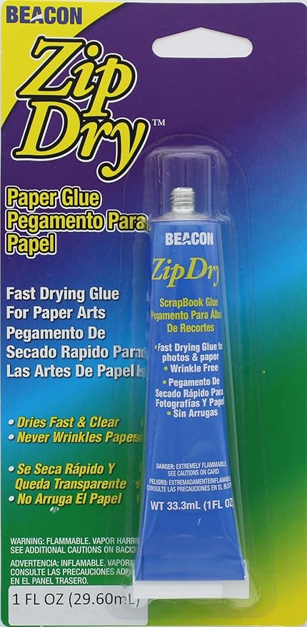 Zip Dry Paper Glue  - 1 oz