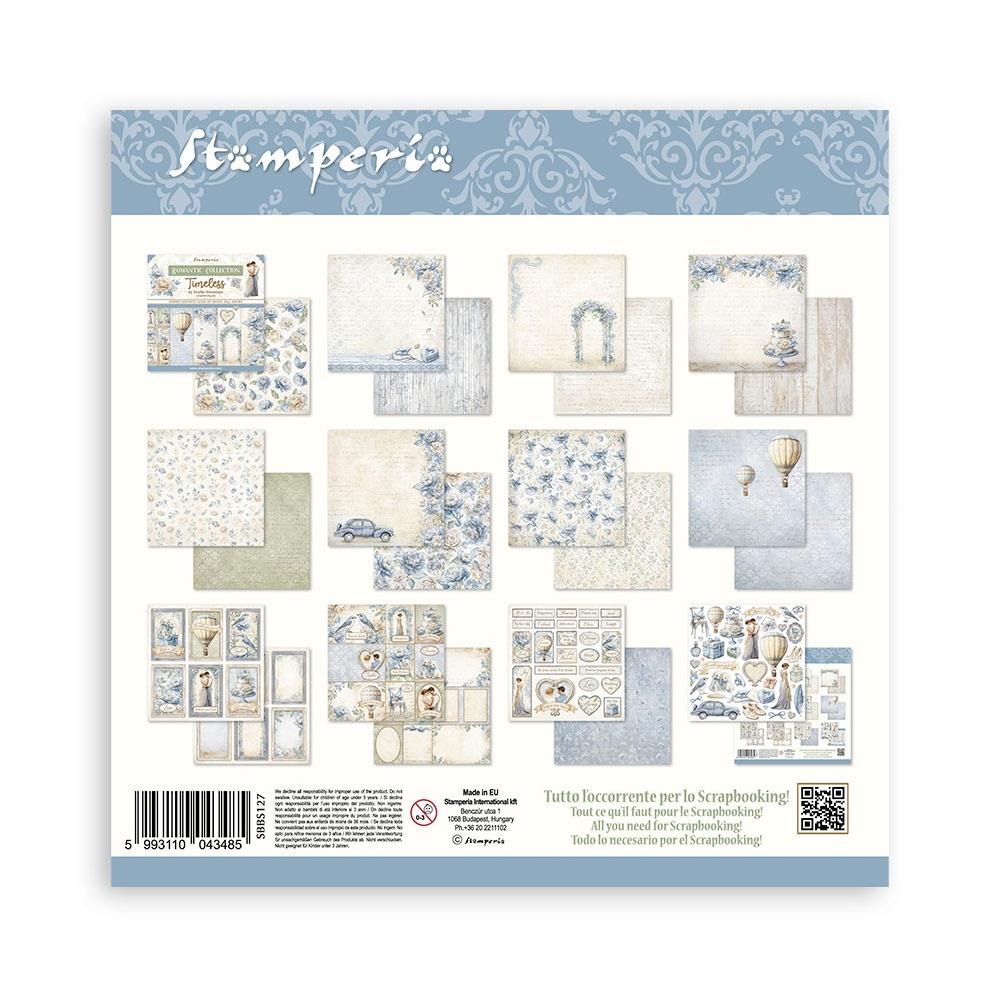 Stamperia - Timeless  - Paper Pad - 8 x 8" (10 sheets)