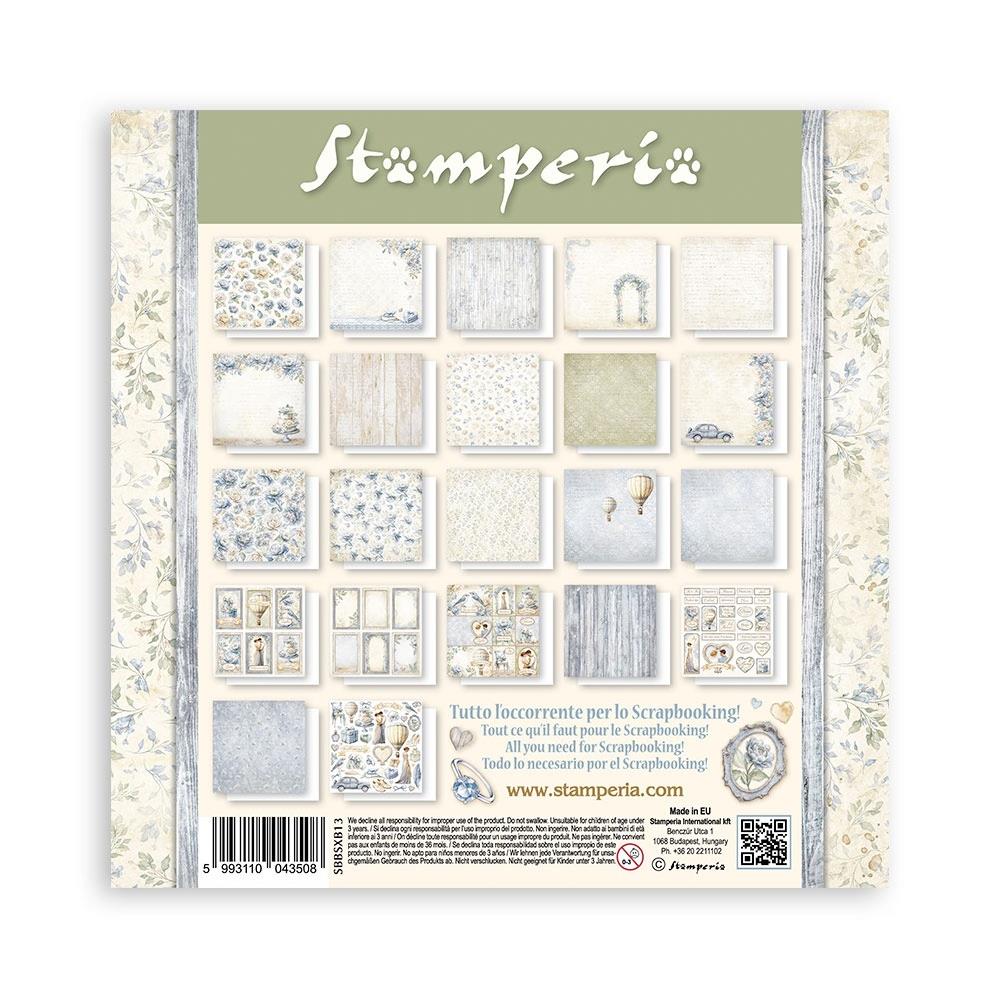 Stamperia  - Timeless - Singled sided - Paper Pad    8 x 8" (22ark)