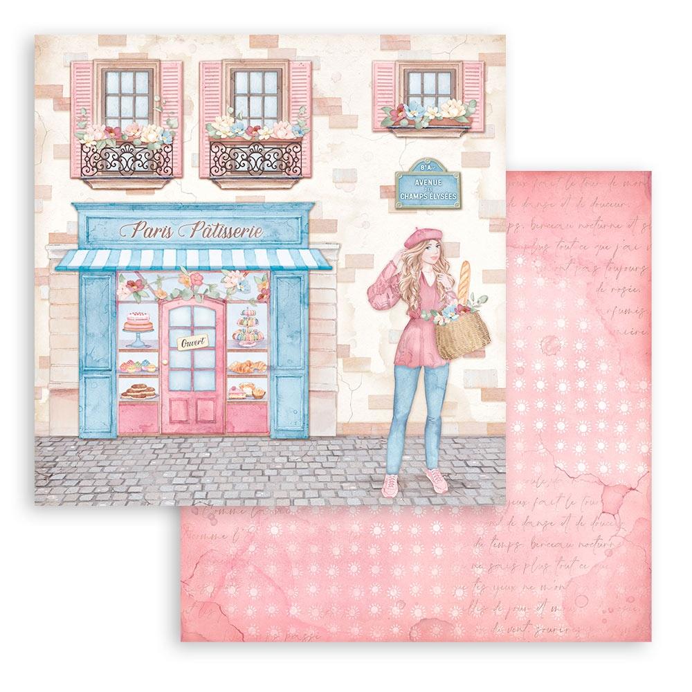 Stamperia  - Oh la la - Paper Pad  10 pk - 12 x 12"