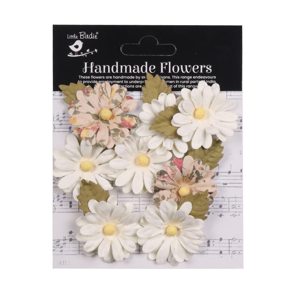 Little Birdie - Valerie paper flowers  - Ivory Pearl