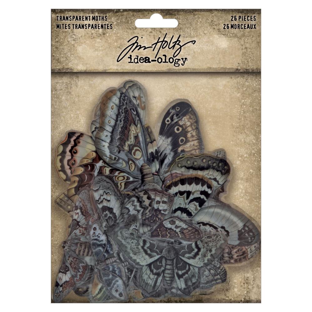 Tim Holtz - Idea-ology - Halloween 2024 - Transparencies Moths