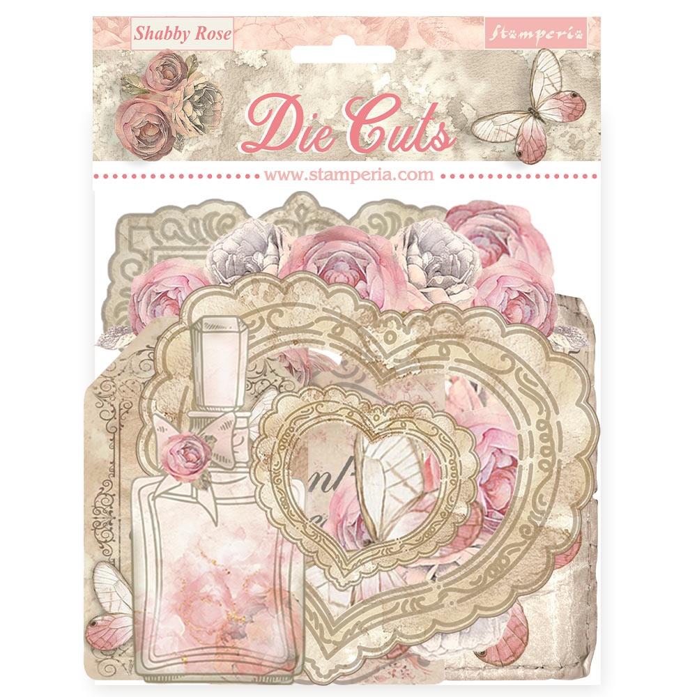 Stamperia  - Shabby Rose  - Chipboard Die Cuts