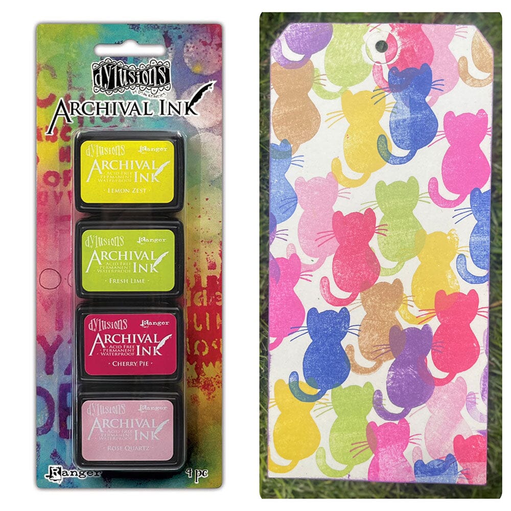 Ranger - Archival Ink Pad - Dylusion -  Mini Archival Pad Kit - #5