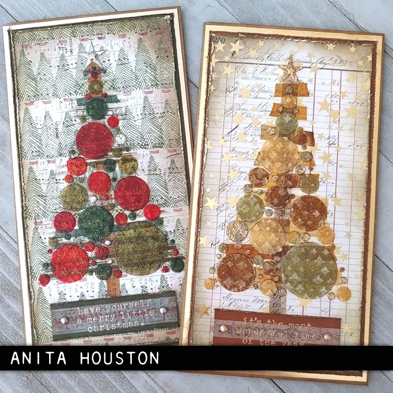 Tim Holtz -  Stencil - Modern tree