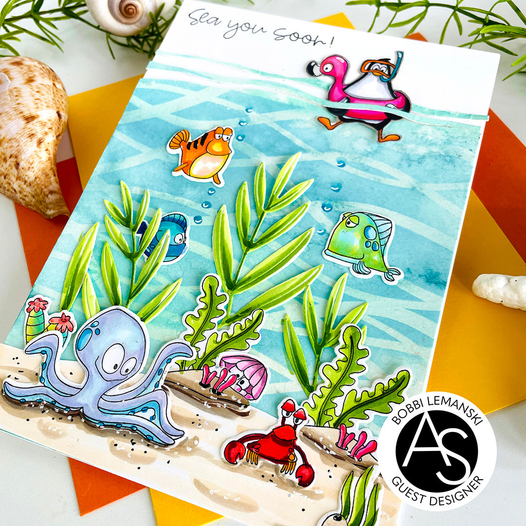 Alex Syberia Designs - Clear stamp set - Underwater Wonders - A6