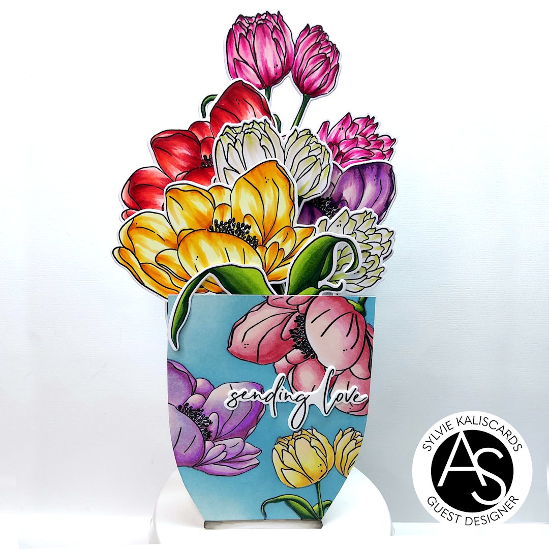 Alex Syberia Designs - Clear stamps - Tulip Treasure - A6
