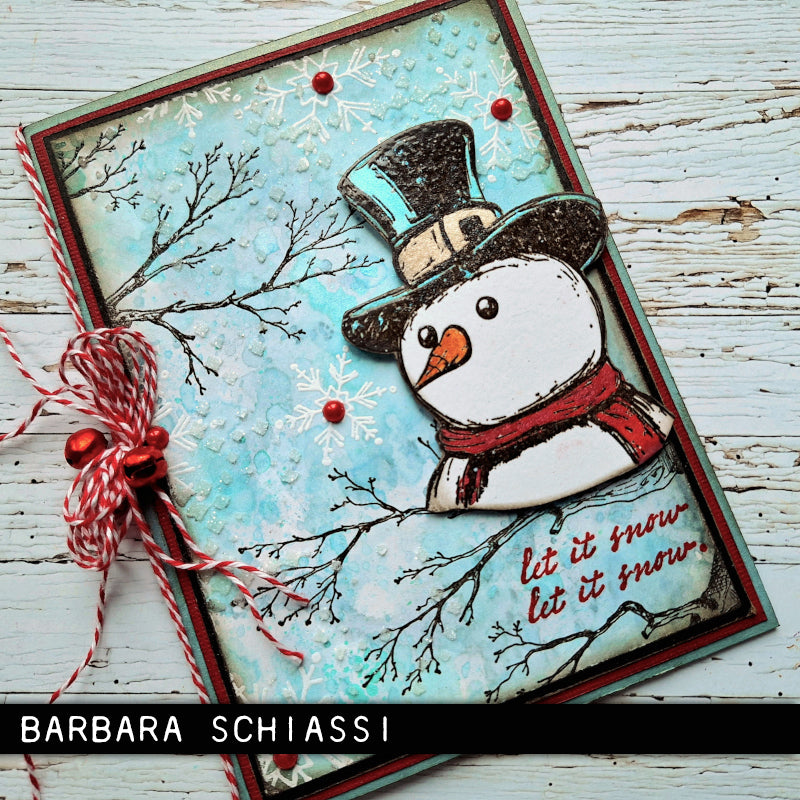 Tim Holtz Collection - Cling Stamps - Mr. Frostie