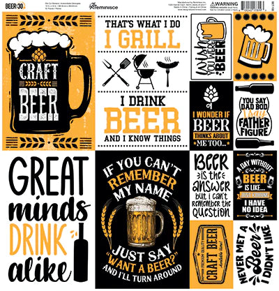 Reminisce - Beer Thirty Kit - Collection Kit -    12x12"