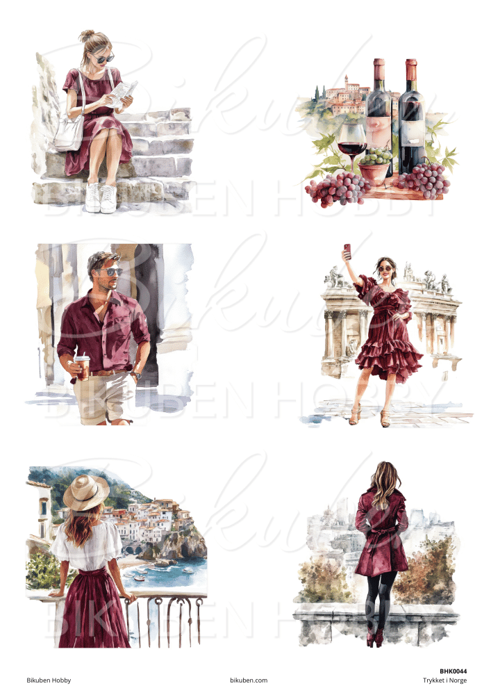 Bikuben Hobby - Klippeark - Harmoni Bundle - 10 ark