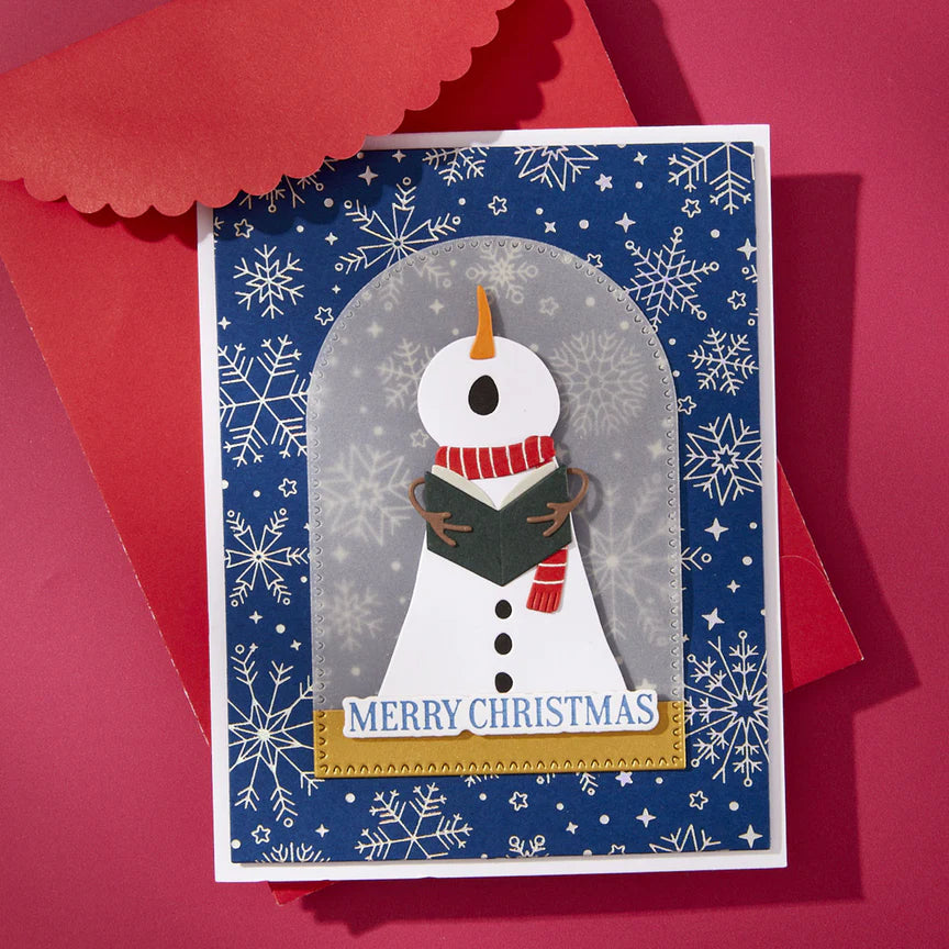 Spelbinders - BetterPress plate - Snowfall Shimmer