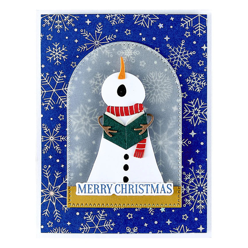 Spelbinders - BetterPress plate - Snowfall Shimmer