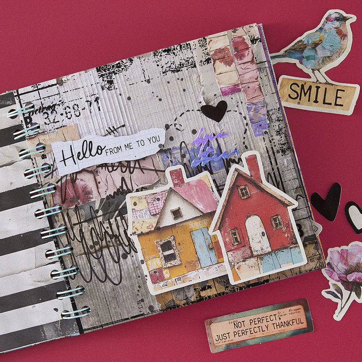 Spellbinders - Beautifully Imperfect Collection - 6x6" Printed Paper
