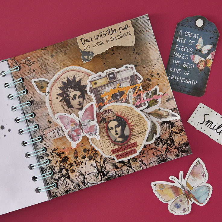 Spellbinders - Beautifully Imperfect Collection - 6x6" Printed Paper